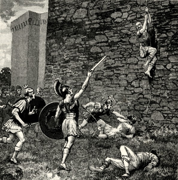 'Escape of Marius the Younger at Praeneste',1890