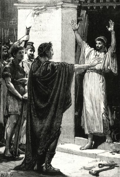 'Caesar Possessing Himself of the Treasure in the Temple of Saturn',1890
