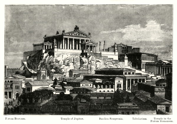 'The Capitol, from Mount Palatine (restoration)'