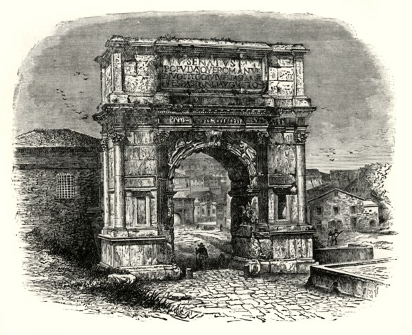 'The Arch of Titus, Rome'