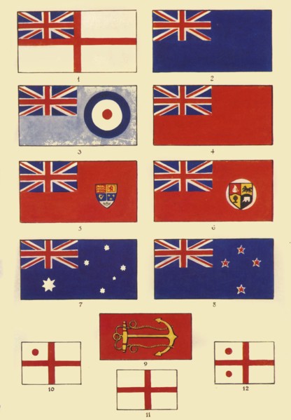 'Some Ensigns of Britain and the Commonwealth', c1948