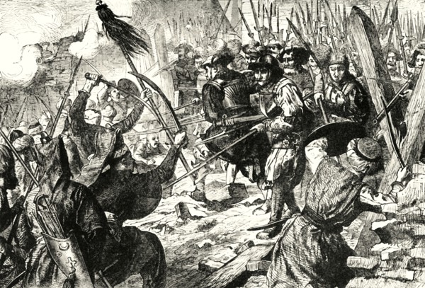 'Final Assault of the Turks in their First Siege of Vienna (1529)',1890