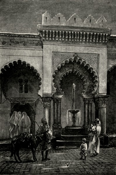 'Colonnade of the Mosque of Djamaa-El-Kebir, Algiers'
