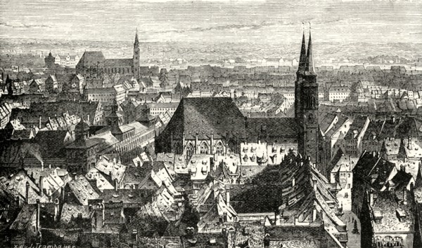 'Nuremberg from the Walls',1890