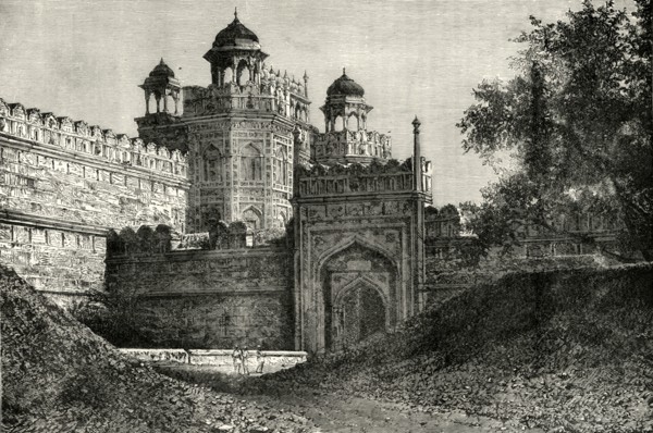 'The Palace of the Mogul Emperors, Delhi', 1890.   Creator: Unknown.