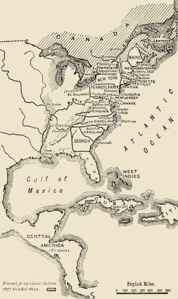'Map of North America, Illustrating the American War of Independence'
