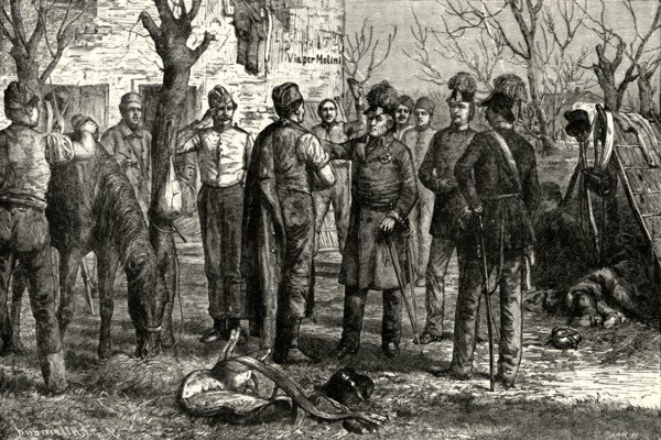 'Radetsky After the Victory at Novara (1849)',1890