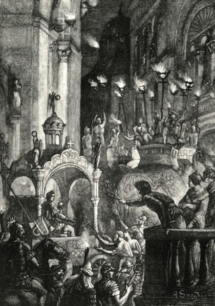 'Triumph of Heraclius at Constantinople', (629AD)