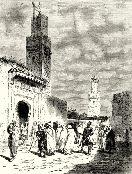 'A Street in Fez',1890