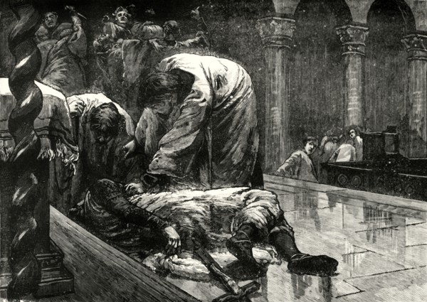 'Assassination of the Emperor Leo V', (820 AD)