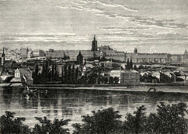 'Palace of the Bohemian Kings and Cathedral of Hradschin, Prague'