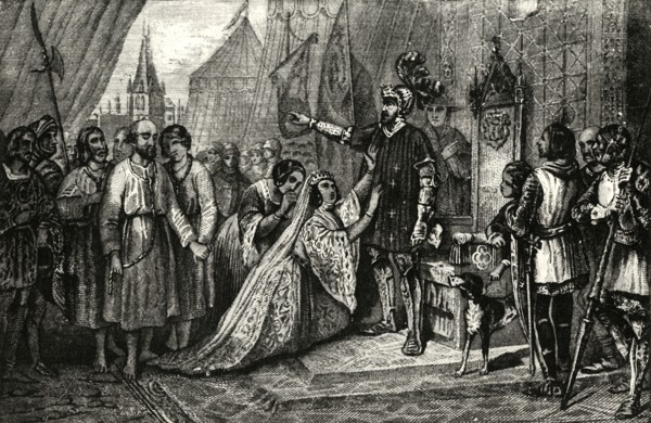 'Queen Phillippa Interceding for the Citizens of Calais',-1347