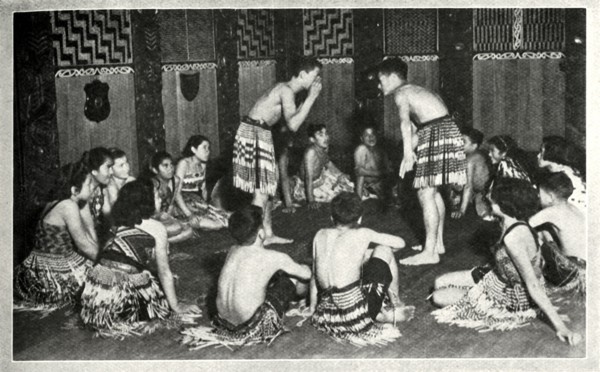 'These Maori children at the Native School, Whakarewarewa