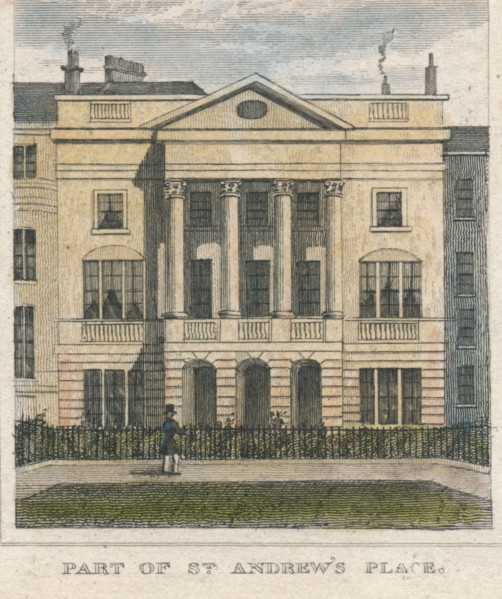 'Part of St. Andrew's Place', 19th century. Creator: Unknown.