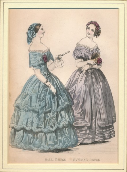'Ball Dress & Evening Dress', 19th century. Creator: Unknown.