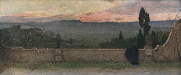 'Val D'Arno: Evening', c1901, (c1930).  Creator: Matthew Ridley Corbet.