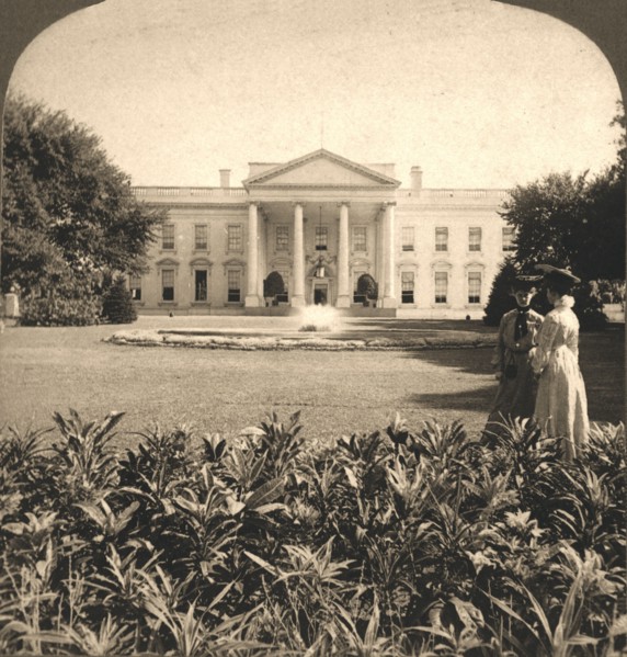 'The White House, Washington D.C', 1908.   Creator: Works and Sun Sculpture Studios.