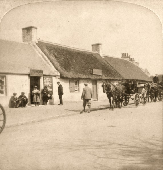 'The Birthplace of Robert Burns, Ayr, Scotland', 1896.  Creator: Works and Sun Sculpture Studios.
