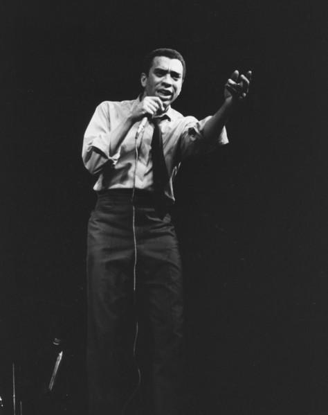 Oscar Brown Jr, London, 1963. Creator: Brian Foskett.
