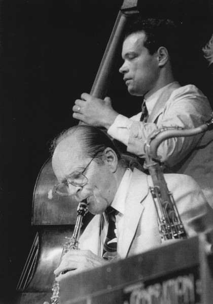 John and Alec Dankworth, Brecon Jazz Festival, Wales, 1995. Creator: Brian Foskett.