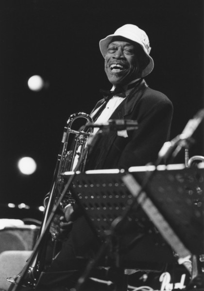 Al Grey, North Sea Jazz Festival, The Hague, Holland, 1991. Creator: Brian Foskett.