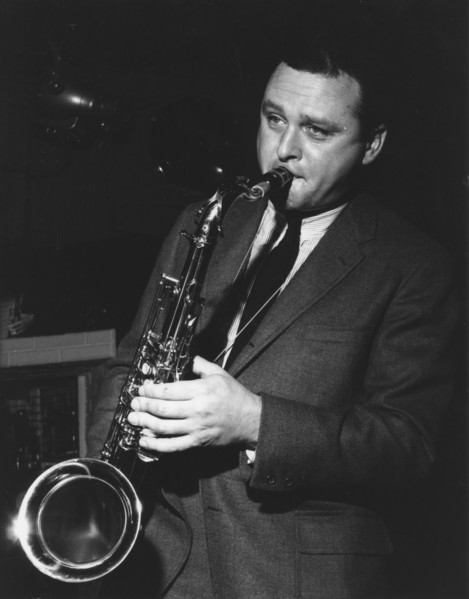 Stan Getz, Ronnie Scotts, Gerrard Street, London, 1964. Creator: Brian Foskett.
