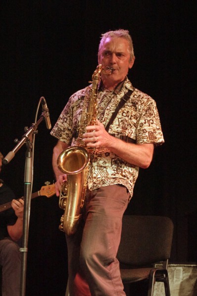 Mark Pappenheim, The Gogoville Blues Stars, Crawley Blues Club, Hawth, West Sussex, 18 Oct 2019. Creator: Brian O'Connor.