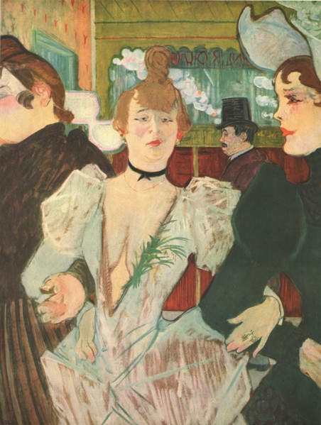 'La Goulue at the Moulin Rouge', 1892, (1952).  Creator: Henri de Toulouse-Lautrec.