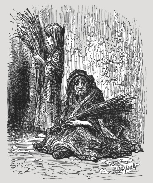 'Lavender Girl', 1872.  Creator: Gustave Doré.