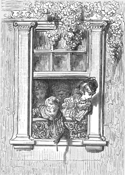 'A Balcony Scene', 1872.  Creator: Gustave Doré.