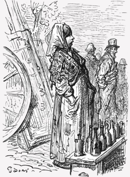 'Refreshments by the Way', 1872.  Creator: Gustave Doré.