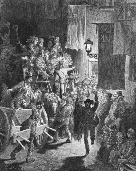 'Returning Home', 1872.  Creator: Gustave Doré.
