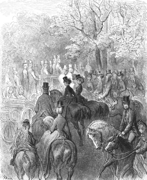 'Afternoon in the Park', 1872.  Creator: Gustave Doré.