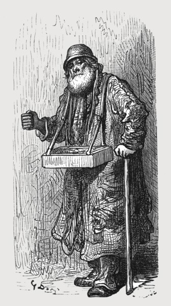 'The Match Seller', 1872.  Creator: Gustave Doré.