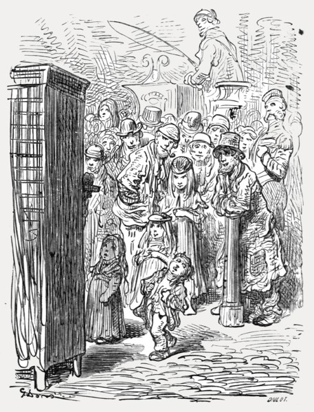 'Punch and Judy', 1872.  Creator: Gustave Doré.