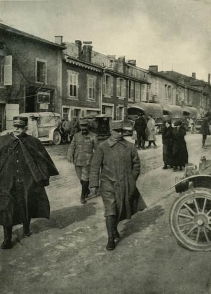 General Joffre and General Pétain, Verdun, northern France, First World War, 1916, (c1920). Creator: Unknown.