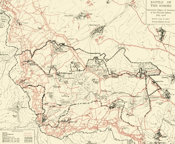 'Battle of the Somme', First World War, July 1916, (c1920). Creator: Unknown.
