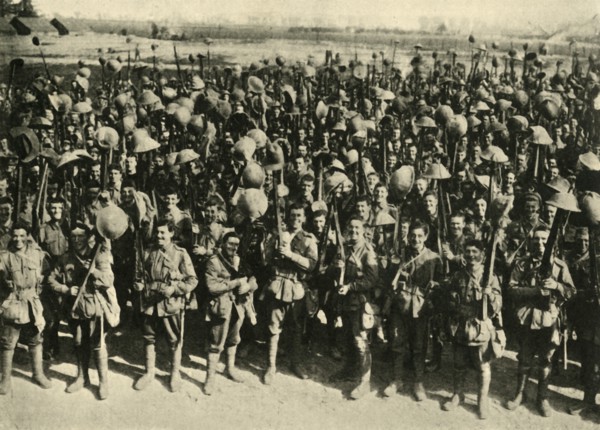 Australian soldiers on the Western Front, First World War, 1917, (c1920). Creator: Unknown.