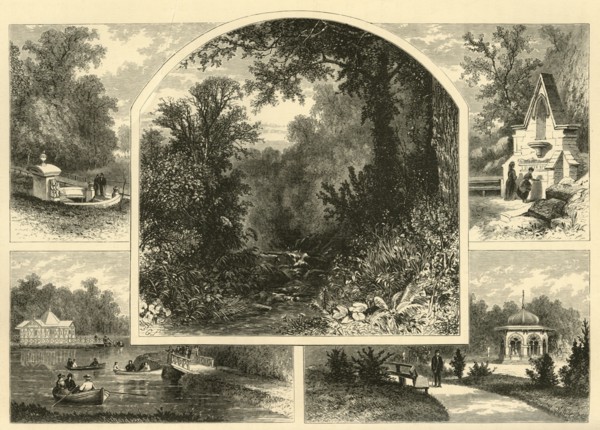'Scenes in Druid Hill Park', 1874.  Creator: James H. Richardson.
