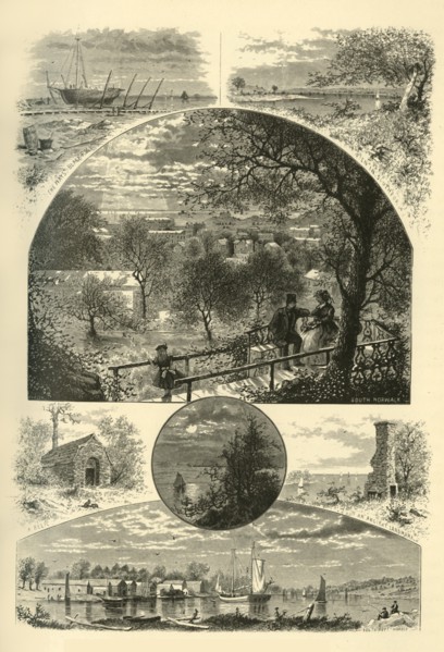 'Glimpses of South Norwalk and Southport', 1874.  Creator: John J. Harley.