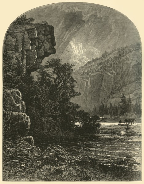 'Profile Rock', 1874.  Creator: W. J. Linton.