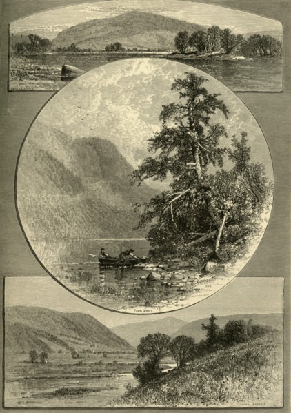 'The Upper Delaware', 1874.  Creator: W.H. Morse.