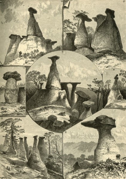 'Eroded Sandstones, Monument Park', 1874.  Creator: James H. Richardson.