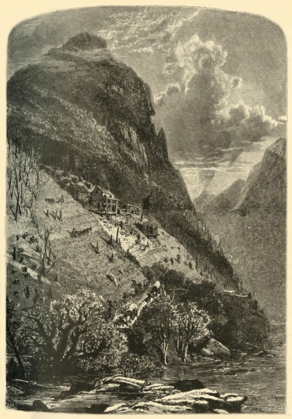 'A Farm on the French Broad', 1872.  Creator: J. Augustus Bogert.