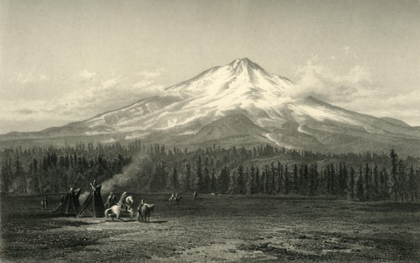 'Mount Shasta', 1872.  Creator: Edward Paxman Brandard.