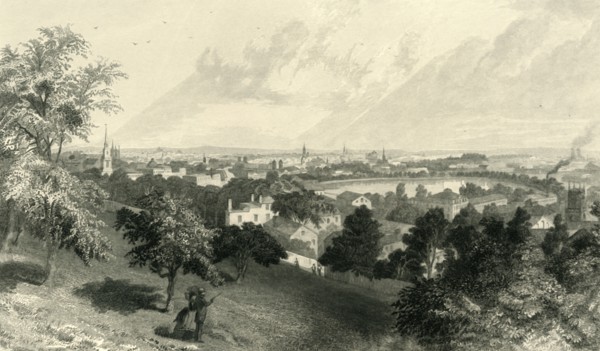 'City of Providence, from Prospect Hill', 1872.  Creator: Robert Hinshelwood.