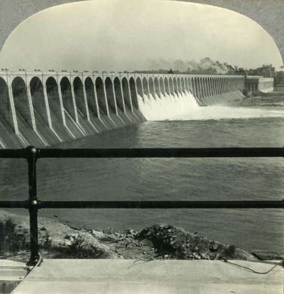 'Wilson Dam, Muscle Shoals, Alabama', c1930s. Creator: Unknown.