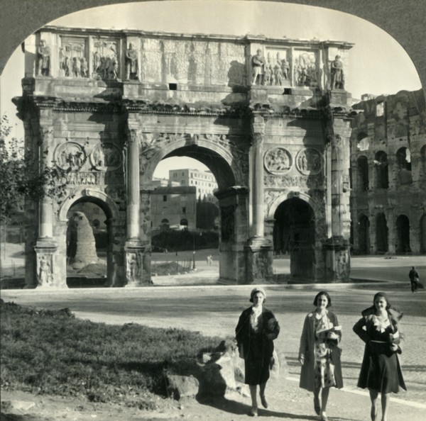 'The Triumphal Arch of Constantine, Rome, Italy', c1930s. Creator: Unknown.