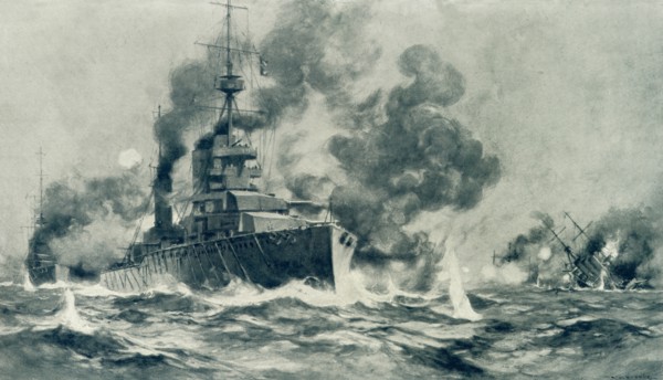 'The Spirit of Our Old Navy Yet Llives  - The "Drake Touch" in the North Sea', 1915. Creator: Unknown.