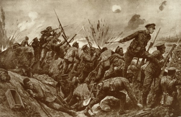 'The First V.C. ever Won by a Territorial', 1916. Creator: Unknown.